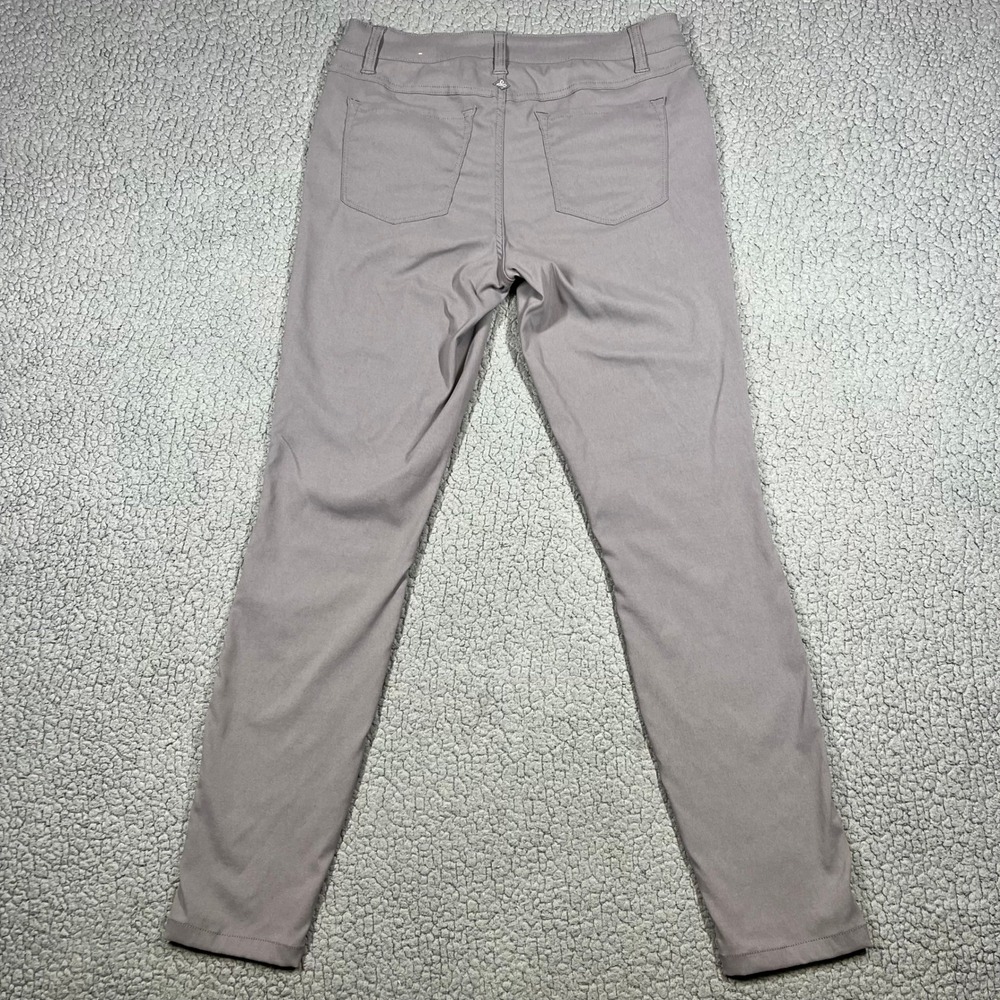 Prana Kara Pants Womens 6 Short Inseam Mauve Taupe Slim Fit Stretch Nylon Blend - Picture 3 of 11